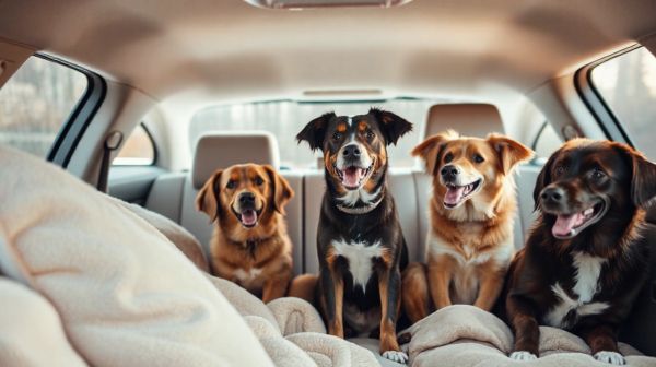 5 housses de voiture pour chien : confort et sécurité en balade
