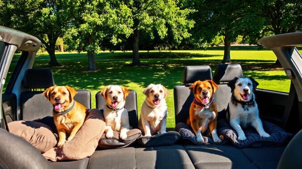 5 housses de voiture pour chien : confort et sécurité en balade