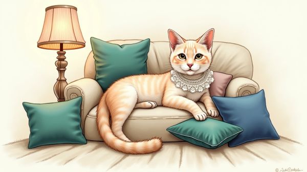 L'amour de chat, un lien atypique entre bien-être et accessoires